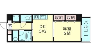 エスポワール城東の物件間取画像